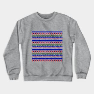 Bolesławiec pottery seamless pattern Crewneck Sweatshirt